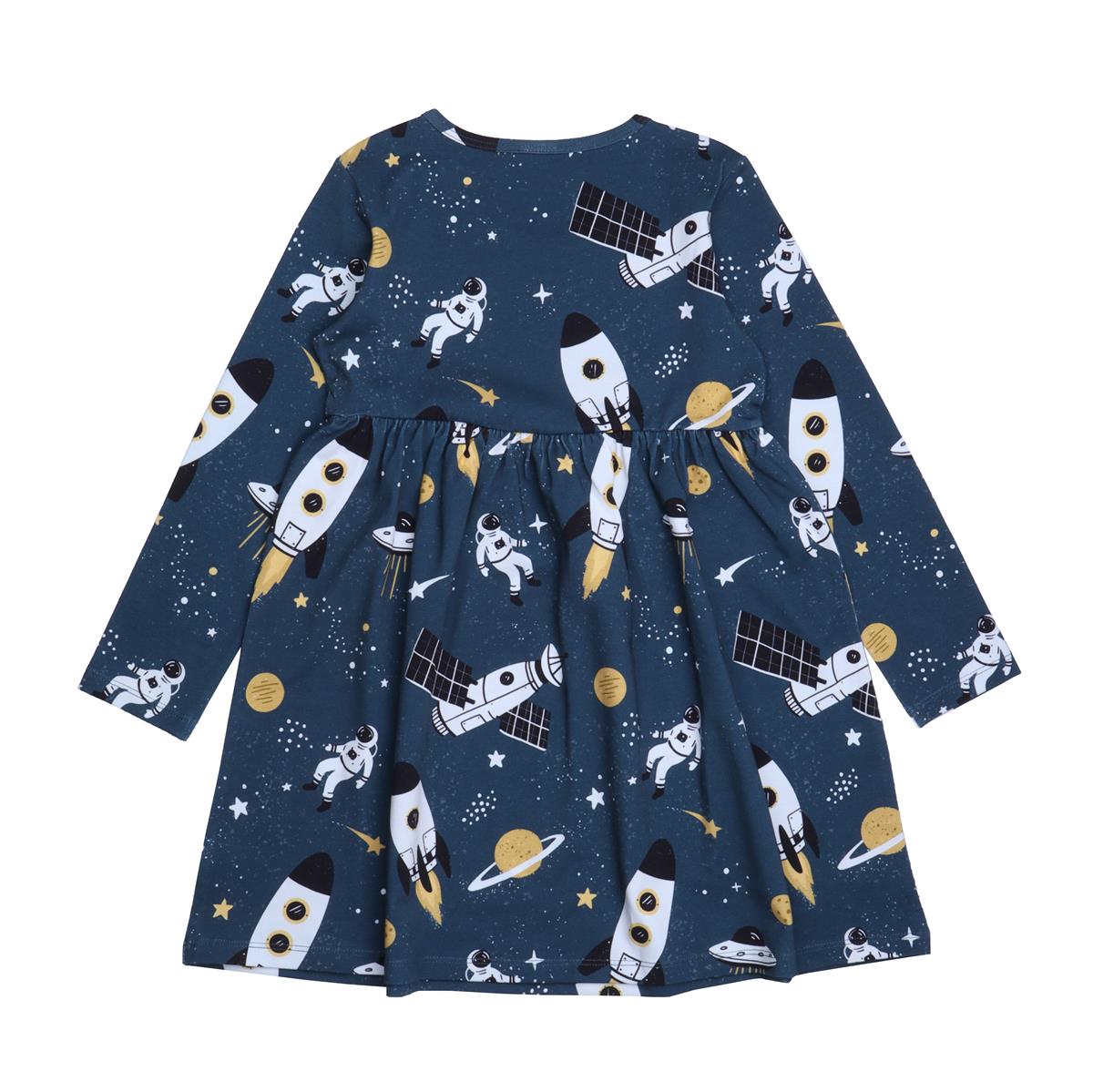 Langarm Kleid aus Baumwolle (Bio)