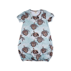 Short sleeve dress made of cotton (organic)
