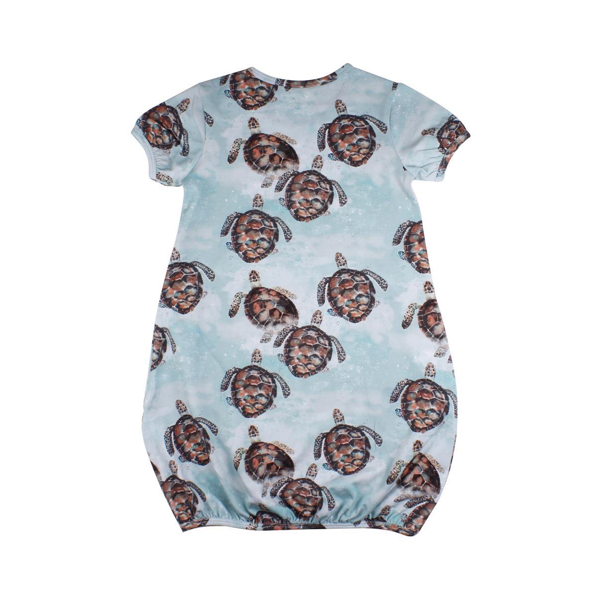 Short sleeve dress made of cotton (organic)
