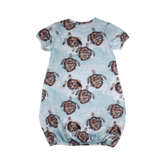 Short sleeve dress made of cotton (organic)