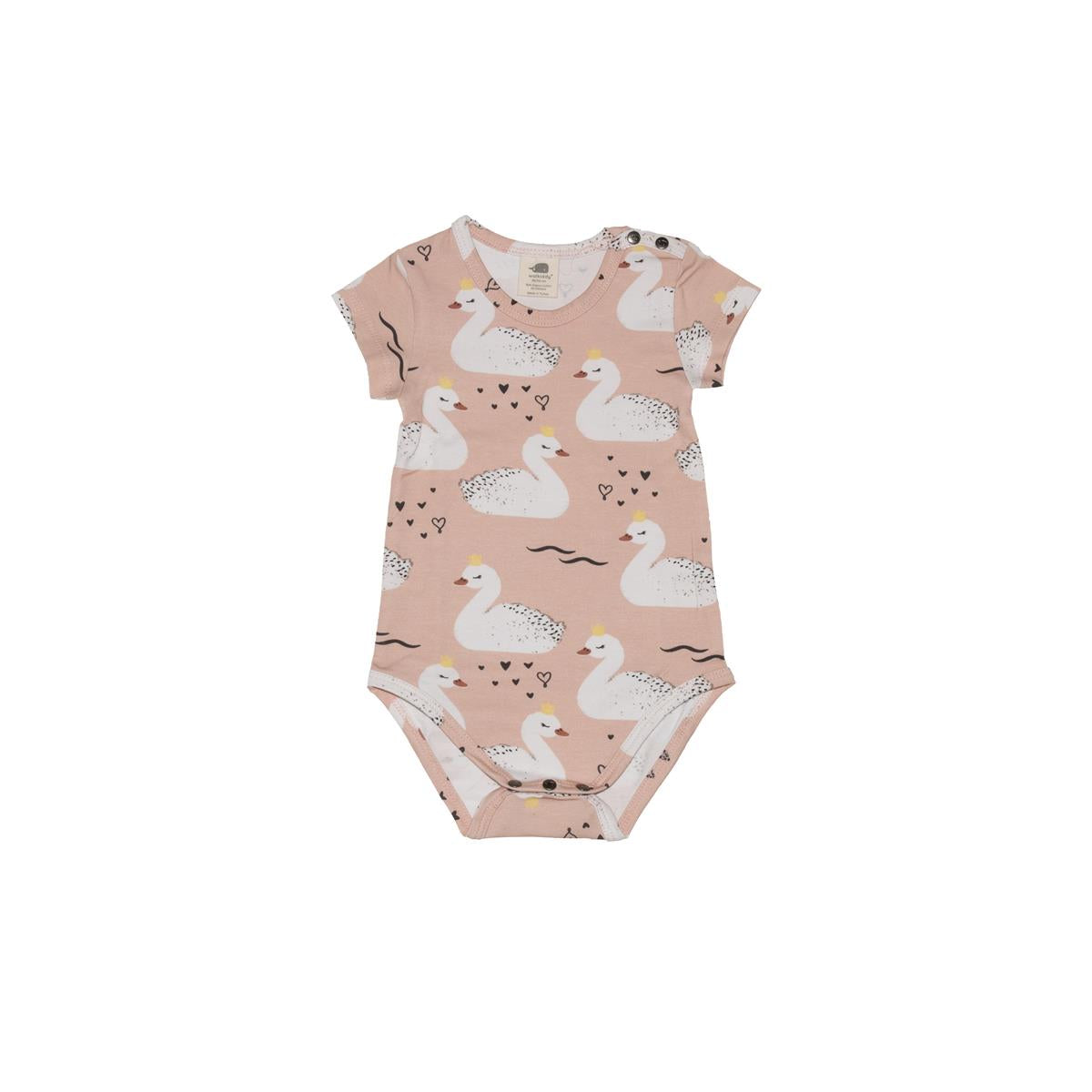 Body à manches courtes en coton (biologique)