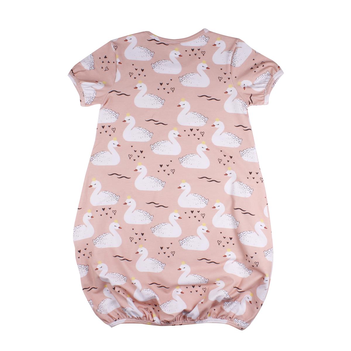 Short sleeve dress made of cotton (organic)