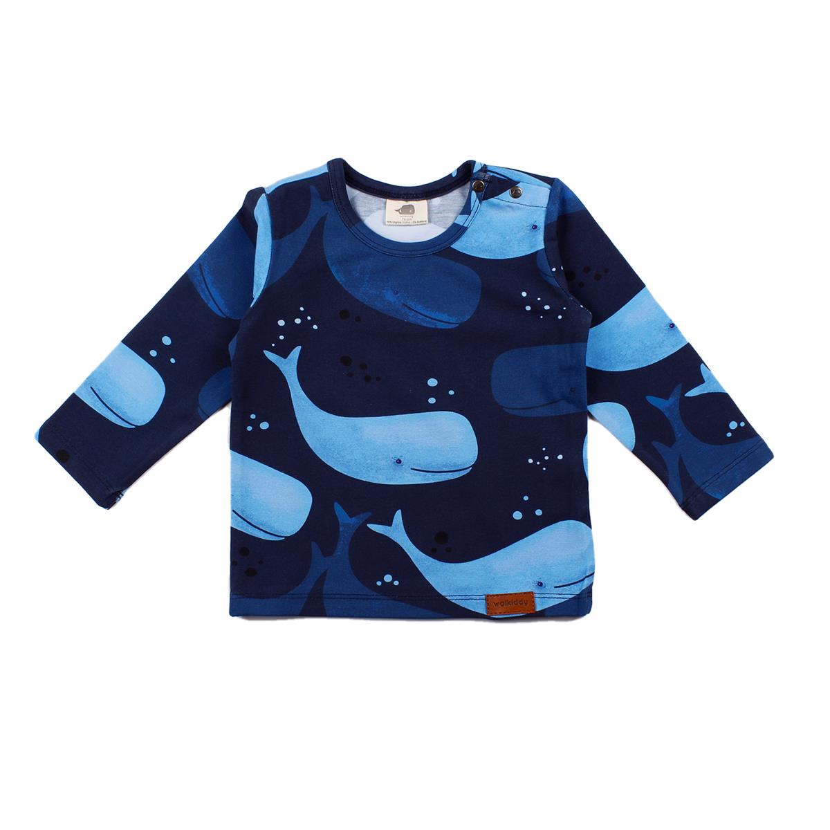 Langarm Shirt aus Baumwolle (Bio)