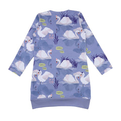 Sweat dress made of cotton (organic)