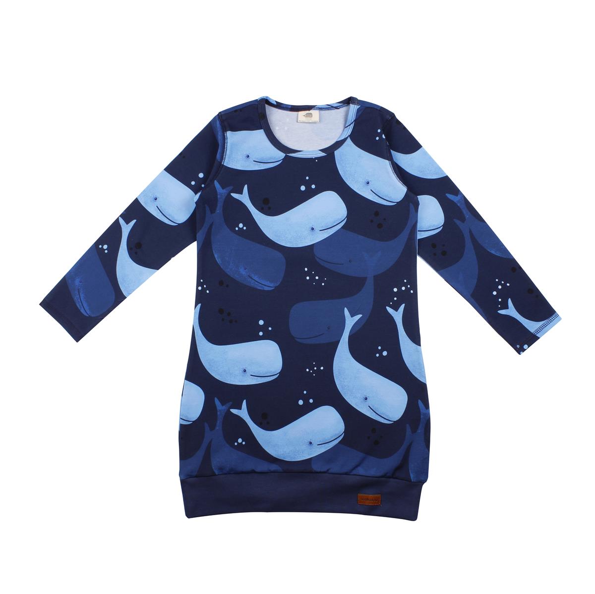 Robe à manches longues en coton (biologique)