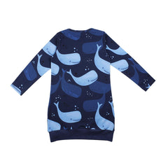 Robe à manches longues en coton (biologique)