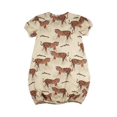 Short sleeve dress made of cotton (organic)