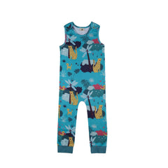 Sleeveless romper made of cotton (organic)