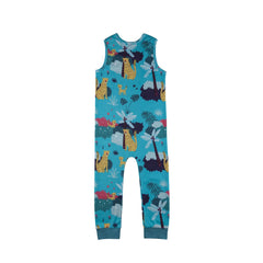 Sleeveless romper made of cotton (organic)
