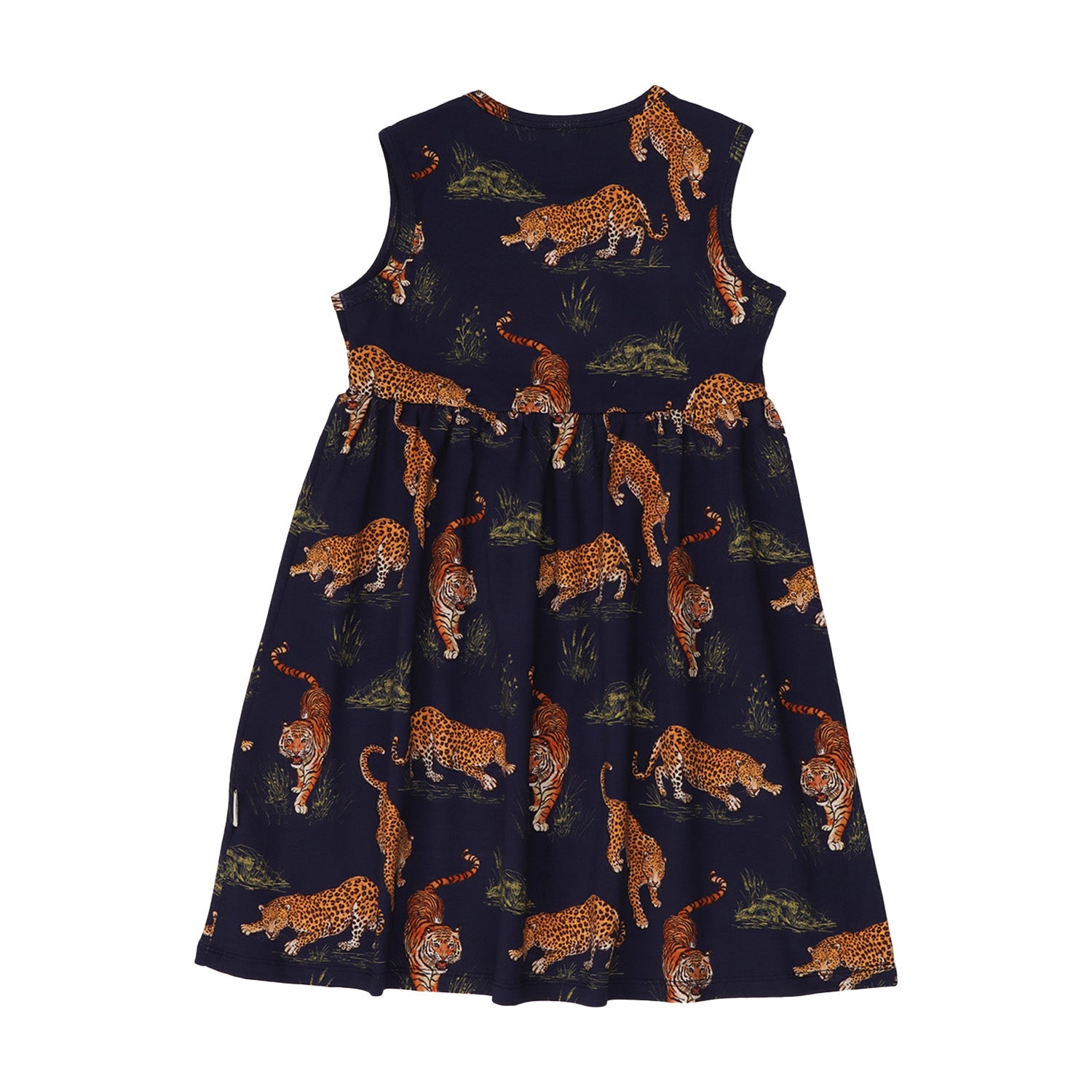 Tigers and Leopards-Sleeveless Dress