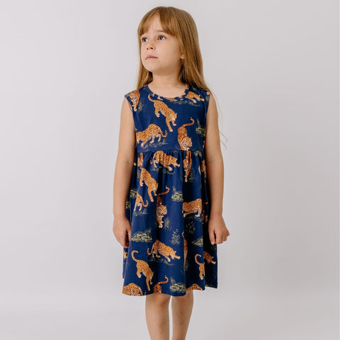 Tigers and Leopards-Sleeveless Dress