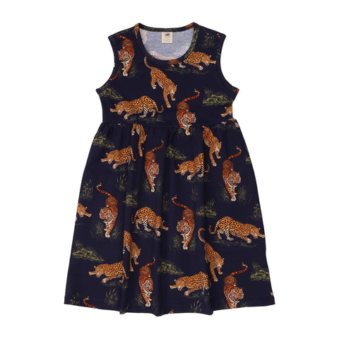 Tigers and Leopards-Sleeveless Dress