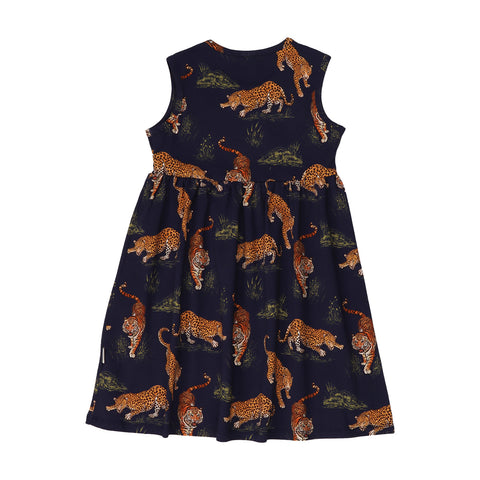 Tigers and Leopards-Sleeveless Dress