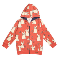 Sweat jacket made of cotton (organic)