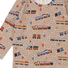 Camiseta de trenes diminutos
