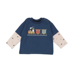 Camiseta de trenes diminutos