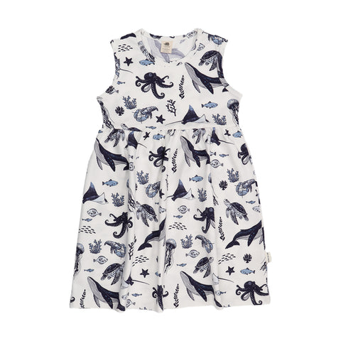 Underwater World-Sleeveless Dress