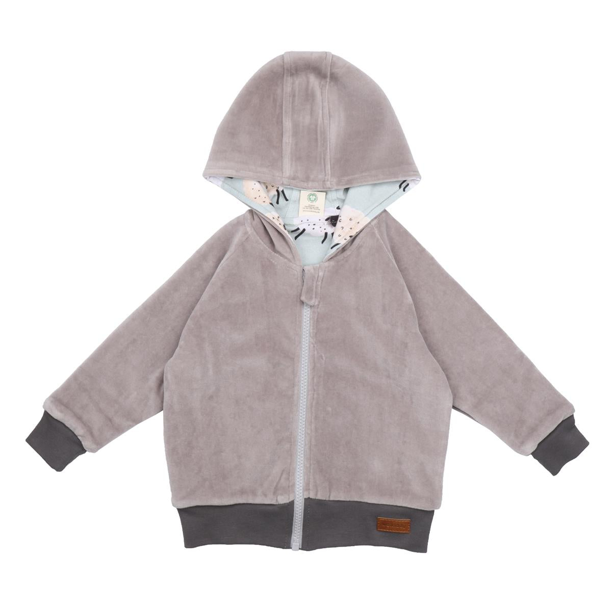 Sweat jacket made of cotton (organic)