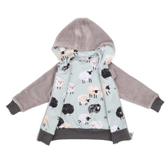 Sweat jacket made of cotton (organic)