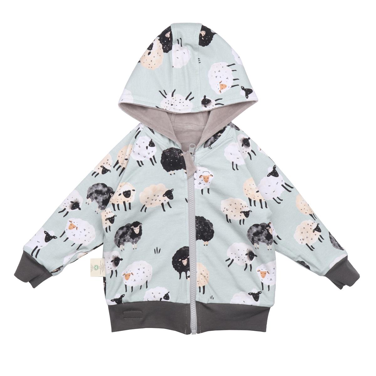 Sweat jacket made of cotton (organic)