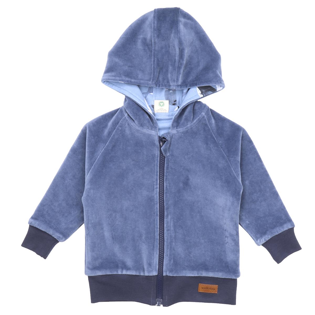 Sweat jacket made of cotton (organic)