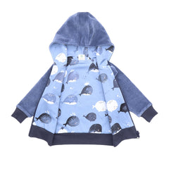 Sweat jacket made of cotton (organic)