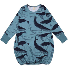 Long sleeve dress made of cotton (organic)