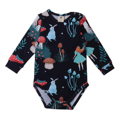 Long-sleeved body made of cotton (organic)