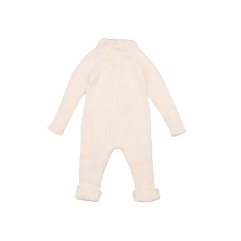 Overall aus Biobaumwolle-Creme