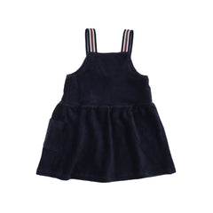 Cord Navy - Pinafore Dress