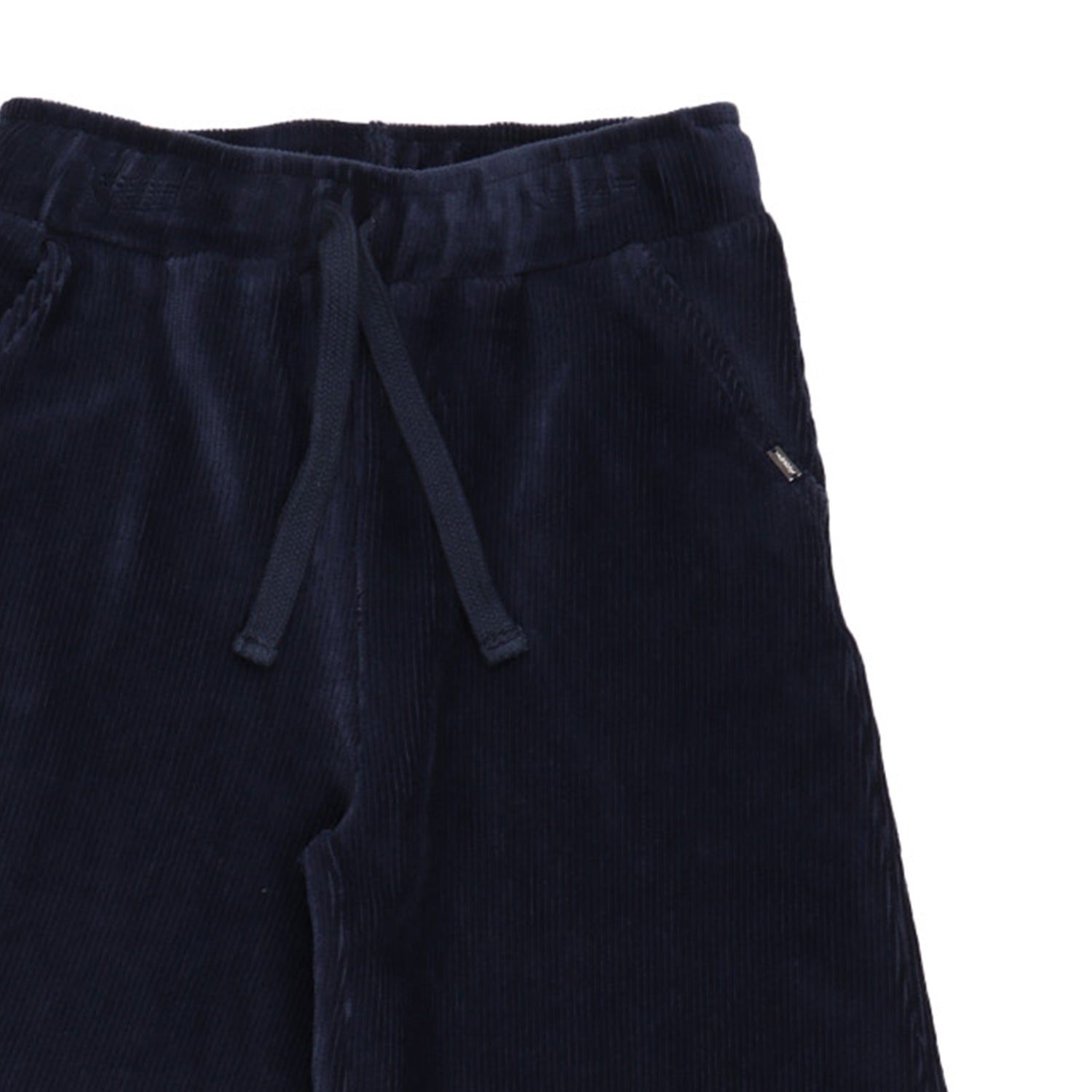 Cord Navy - Wide Leg Pants