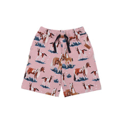 Kleine en grote paarden - korte broek