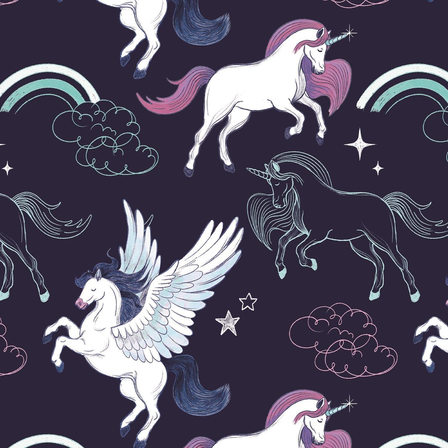 Unicorni e Pegasi - Giacca di felpa