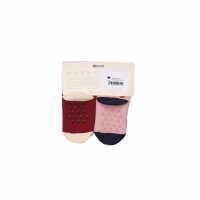 2 pairs of cotton stopper socks (organic)
